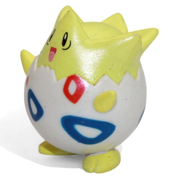 Togepi TOMY Pokémon Figure CGTSJ 1999 Collectible Toy Yellow & White - Picture 2 of 7
